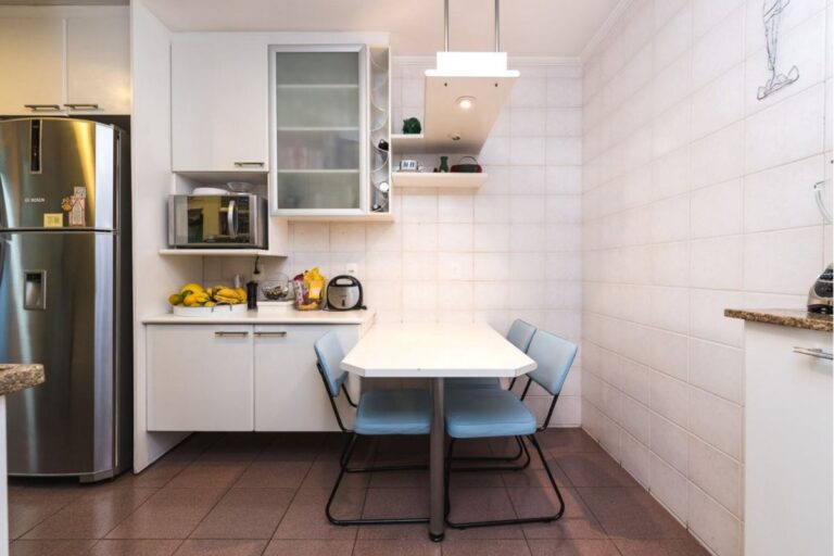 organização na cozinha pequena