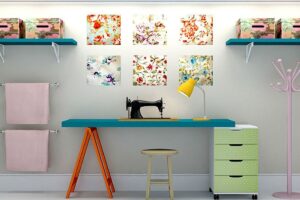 Como Montar um Cantinho da Costura, DIY ou Artesanato Sem Bagunça
