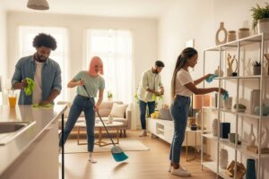 Como Organizar a Rotina de Faxina com Divisão de Tarefas por Ambiente