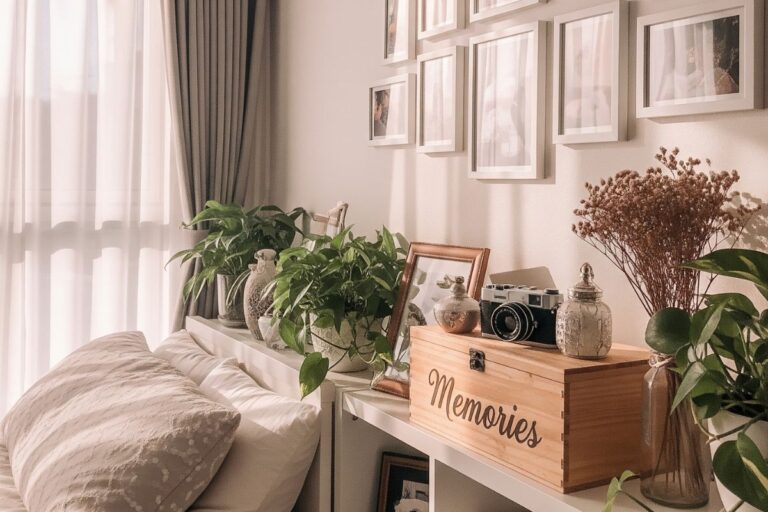 Decoração com Memórias: Como Usar Fotos e Lembranças sem Poluir o Ambiente