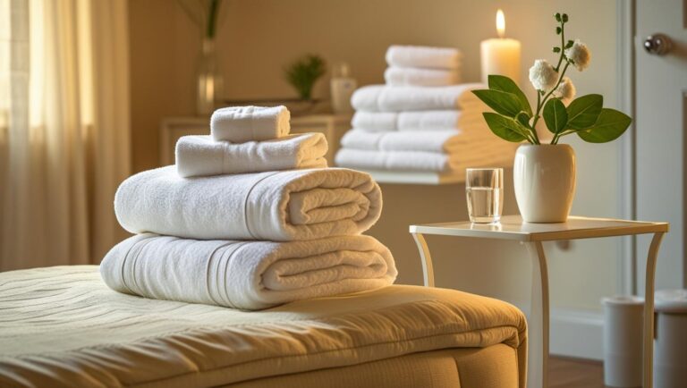 Sala e quarto de visitas preparados com aconchego e simplicidade