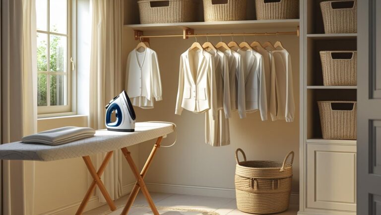 Organizando o Espaço de Passar Roupa: Otimize o Tempo e Evite Acúmulo